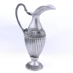 Jarra Decorativa en Electro Plata Ovala