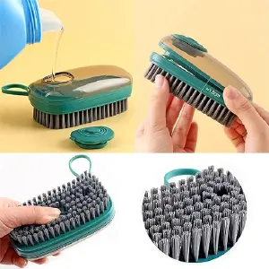 Cepillo con almacenamiento para jabón ⚡