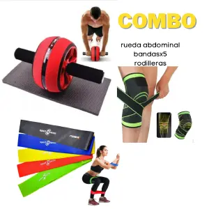 Rueda +Rodillera elástica +5 bandas