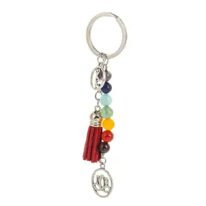Llavero piedras 7 chakras