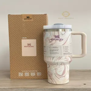 Vaso stanley marmoleado