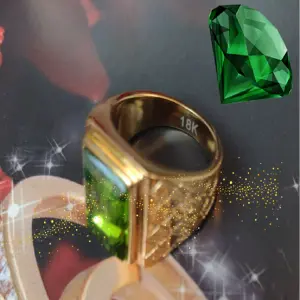 ANILLO ESMERALDA H👑: Elegancia y Sofisticación - ANILLO ESMERALDA H👑