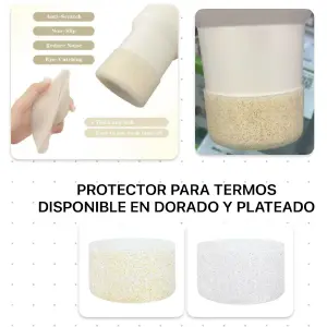 Protector  Silicona Brillante Para vazo