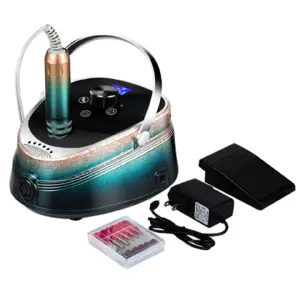 Drill Pulidor De Uñas Pedal Recargable