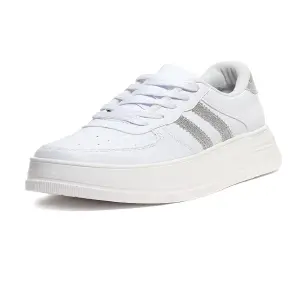 Tenis Mujer Blanco por Plata AMPL01