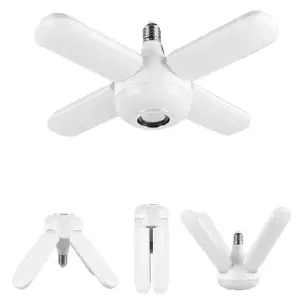 BOMBILLO LED 4 ASPAS MUSICAL BLUETOOTH: Ilumina y anima tu espacio - BOMBILLO LED 4 ASPAS MUSICAL BLUETOOTH