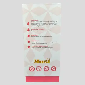 Colágeno con 9 vitaminas y 3 minerales