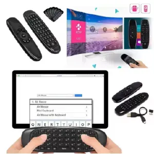 Mini teclado Control Air Mouse para vide