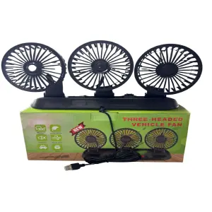 Ventilador triple para carro