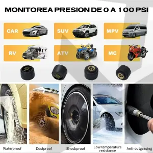 SENSOR PRESION LLANTAS X 4 UND