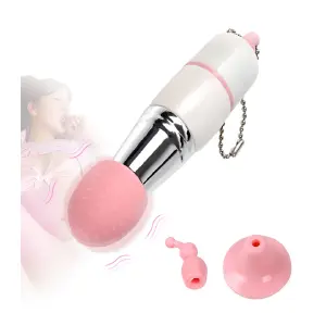 Mini Consolador Vibrador 3 En 1 Succiona