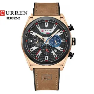 M:8392- CURREN PULSO CUERO RELOJ