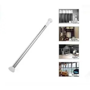 Tubo Barra Ajustable para Cortina: Solución Elegante y Práctica - Tubo Barra Ajustable Para Cortina 87cm