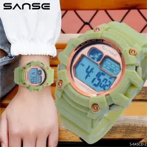 RELOJ S-645CD-2 VERDE OLIVA ESTUCHE SANS
