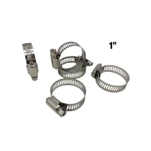 ABRAZADERA 1" ACERO EMPAQUE X 100 PCS