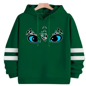 Buzo Saco, Hoodie Chimuelo Verde oscuro