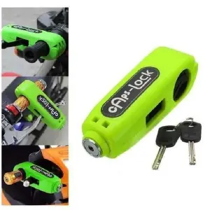 Candado Para Moto Color Verde
