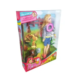 Muñeca Granja Mascota Pony Juguete