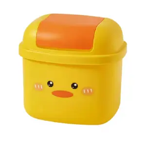 Mini Basurera Escritorio Tapa GiratoriaA