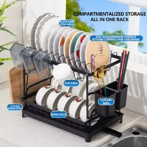 Escurridor De Platos 2 Niveles Acero