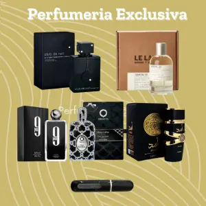 Kit 5 perfumes + perfumero