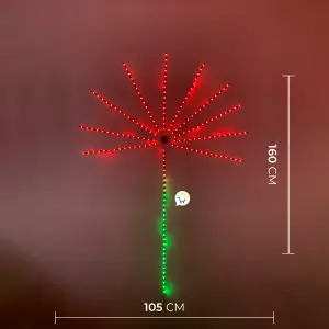 Cinta LED Fuegos Artificiales  ECC180RGB
