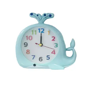 Reloj De Mesa Para Niños (a) Ballena Dec