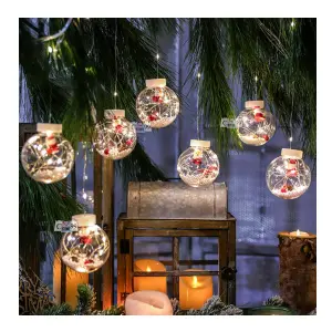 Instalación Navideña Bolas De Papà Noel