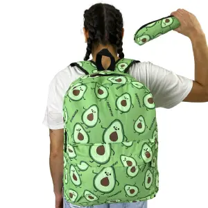 Morral + Cartuchera Aguacate 10CM08