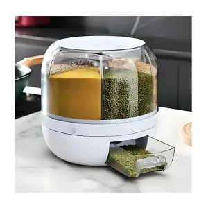 Dispensador Alimentos Granos Giratorio