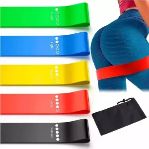 Bandas de Resistencia de Silicona: Tu Aliado Perfecto para el Ejercicio - Banda P/Ejercicio Silicona x 5 Pzas