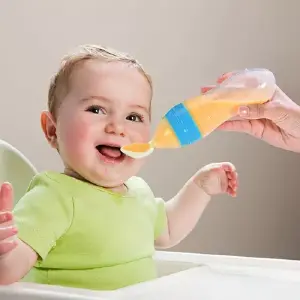 DG Cuchara Alimentación Bebe Silicona