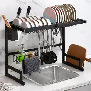Escurridor platero metalico 2 nivel 65cm