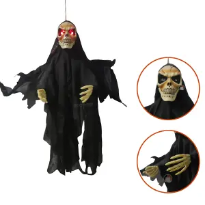 Esqueleto Muñeco Halloween Con Movimient