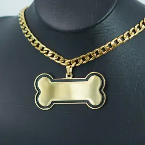 CADENA Y PLACA PARA PERRO
