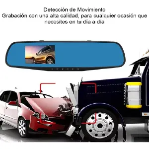 Retrovisor de carro doble cámara