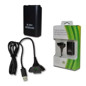 Kit Carga Y Juega Para Xbox 360