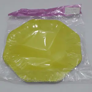 PLATO VERDE CLARO CARTON 18CM