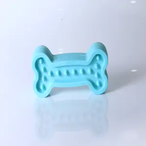 Juguete duro en forma de hueso