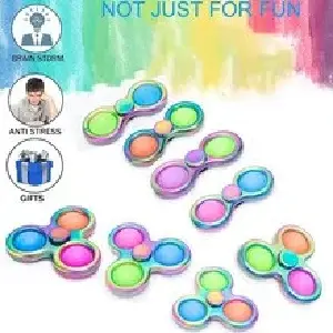 Spinner de silicona con hoyuelos simples