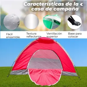 Carpa Para Acampar Glamping Armable Para