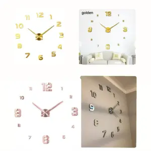 Reloj 3D Tamaño Grande Pared