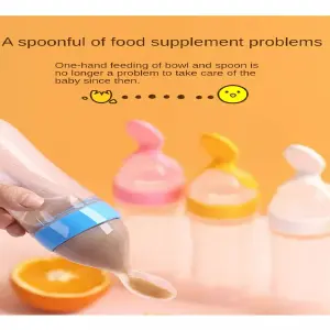 Cuchara Alimentacion Bebe Silicona