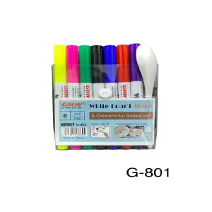 SET MARCADORES TINTA FLOTANTE G-801