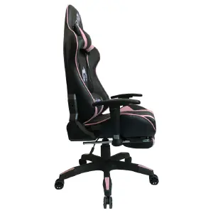SILLA GAMER RECLINABLE ERGONOMICA PINK