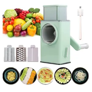 Rallador De Verduras Vegetales 3 en 1