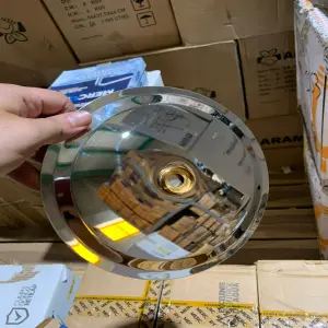Ducha Redonda en Acero Inox Sin Tubo