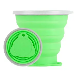 Vaso Portátil De Silicona Plegable Re Ut