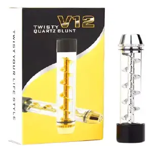 Pipa Giratoria Twisty Glass Blunt Repue