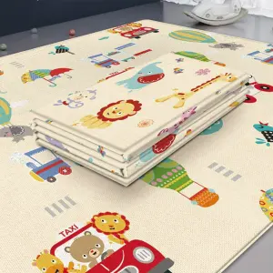 Tapete De Juego Plegable Gateo Bebé 200x